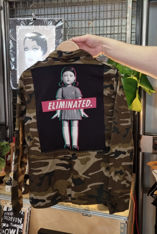 Squid Games 'Eliminated' Camo Jacket  By Made Around The Corner