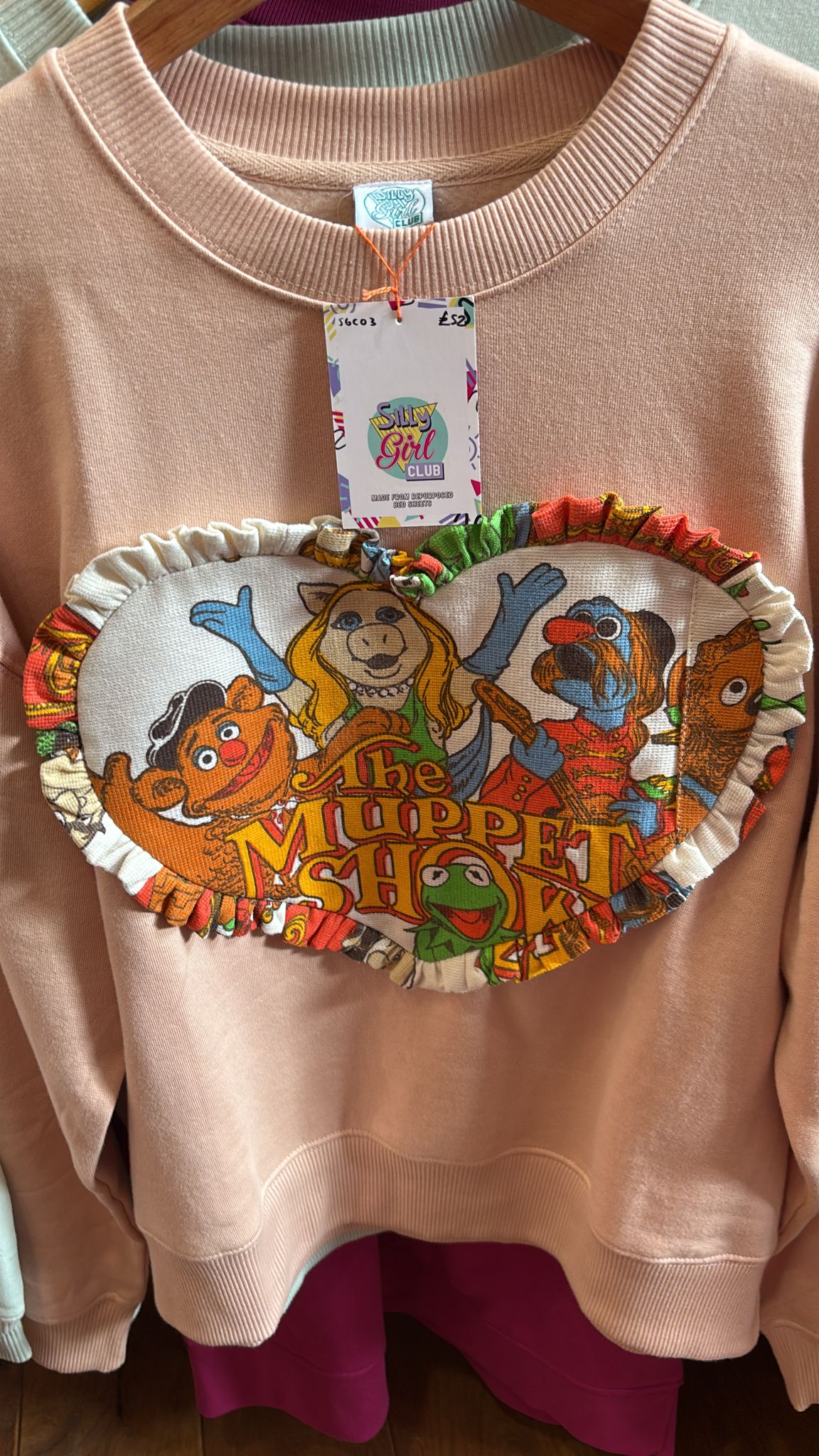 Muppets -up cycled Jumper by Silly Girl Club