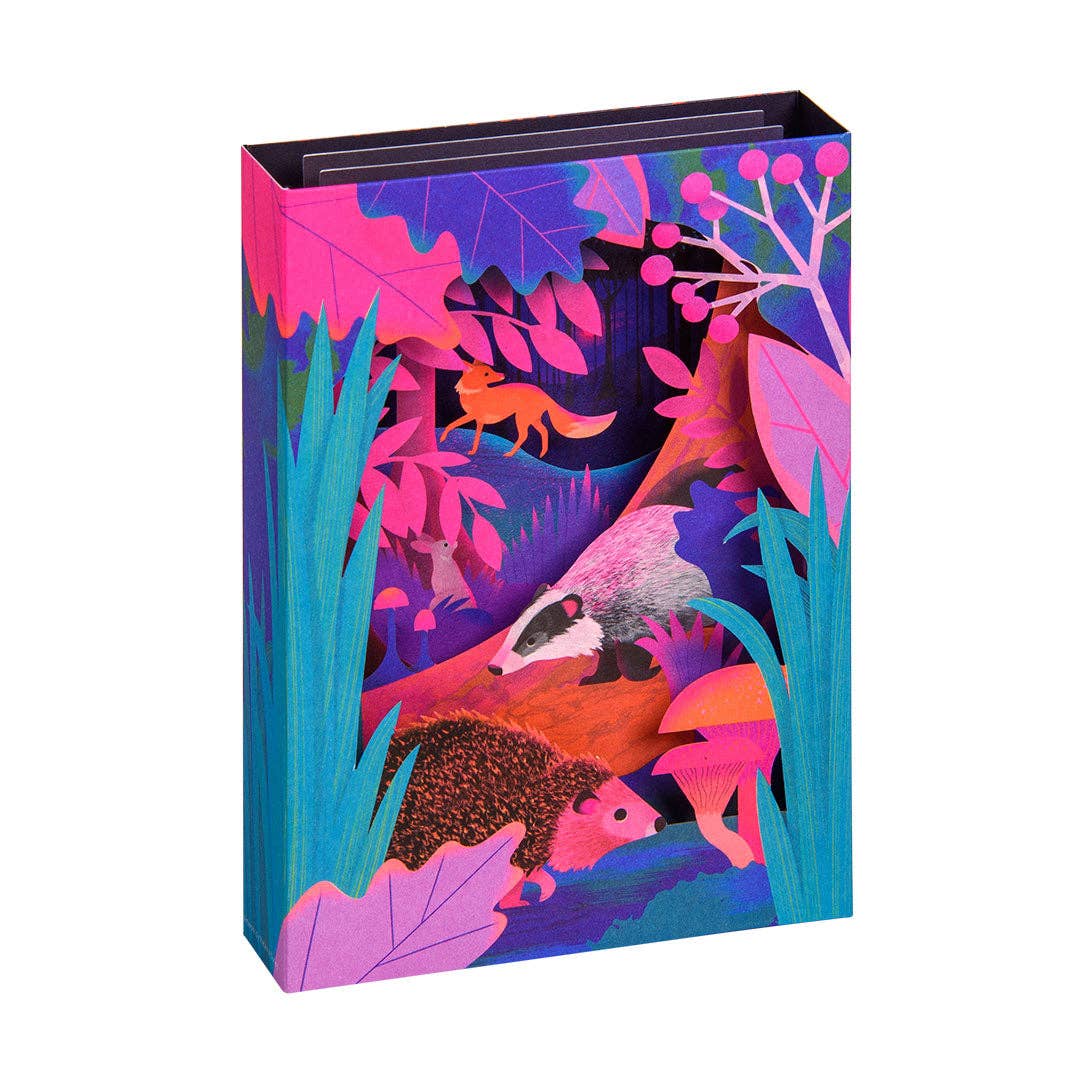 British Woodlands 3D Greeting Card By Oh Deer