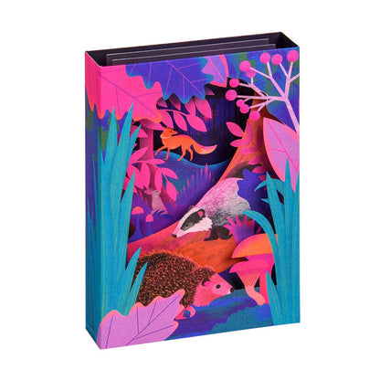 British Woodlands 3D Greeting Card By Oh Deer