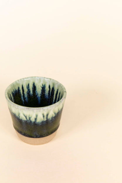 Green Espresso cup Azeitona By Grain By Grain