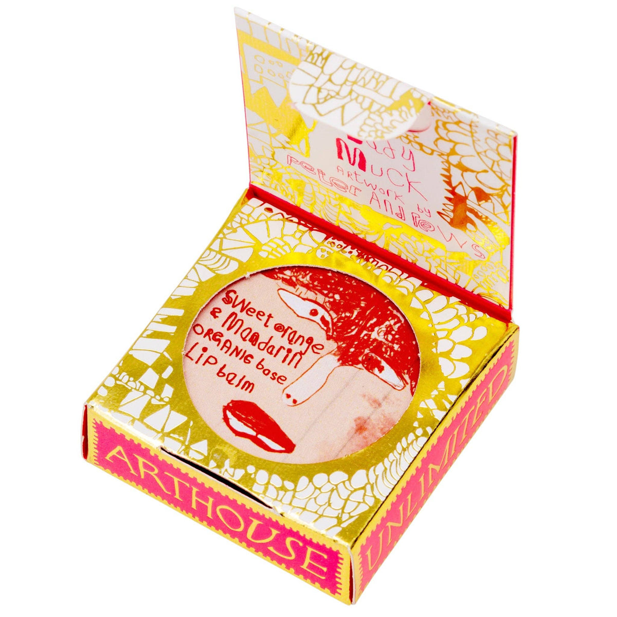 Lady Muck, Lip Balm, Sweet Orange & Mandarin by Arthouse
