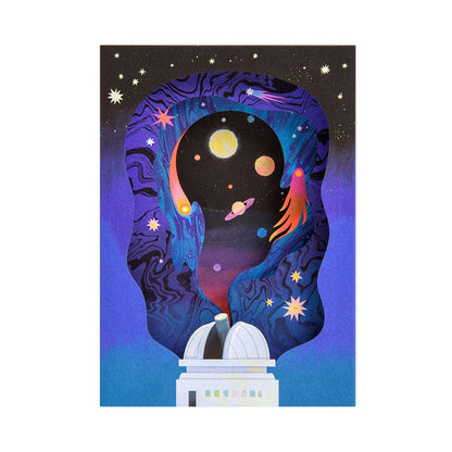 Solar System 3D Greeting Card By Oh Deer