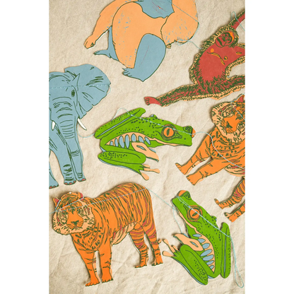 JUNGLE Sewn Garland by East End Press