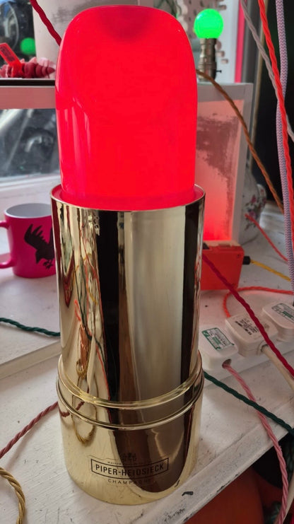 Lipstick Lamp by Lost & Foundry