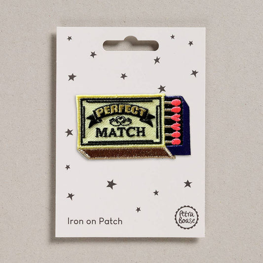 Perfect Match | Matchbox Iron-On Embroidered Patch
