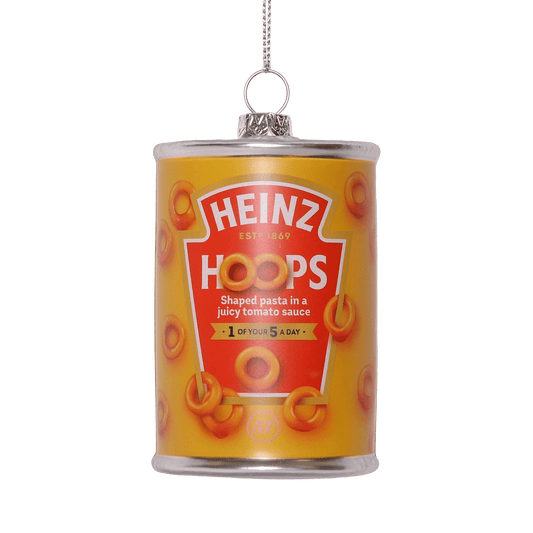 Heinz Spaghetti Hoops Glass Decoration Baubles