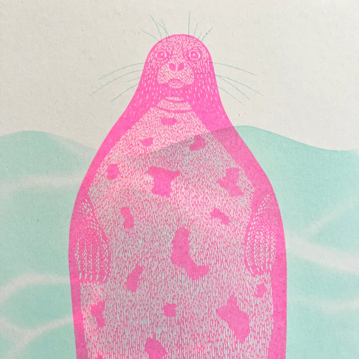 “Seal of Disapproval” Riso Print by Strangford