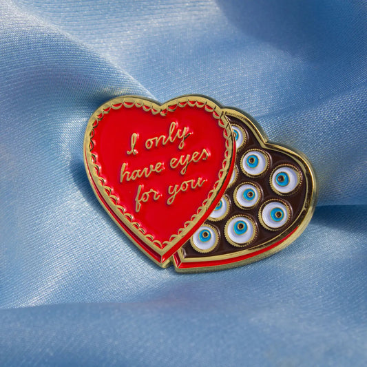 I Only Have Eyes For You Enamel Pin by Mink