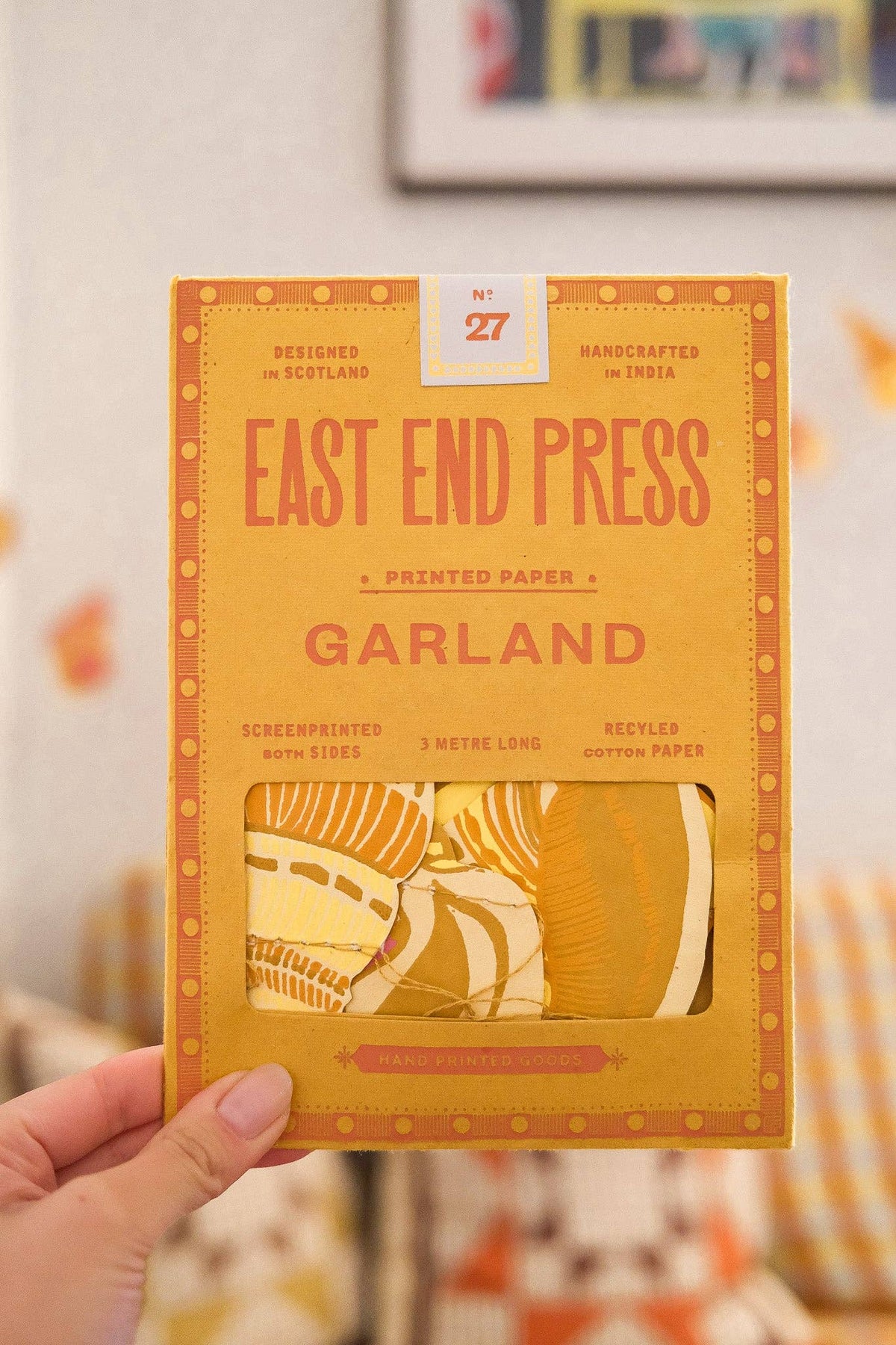 Shell Sewn Garland By East End Press