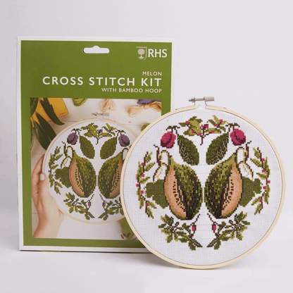 Cross Stitch Kit, Multicoloured, 8", Melon By West Design Products