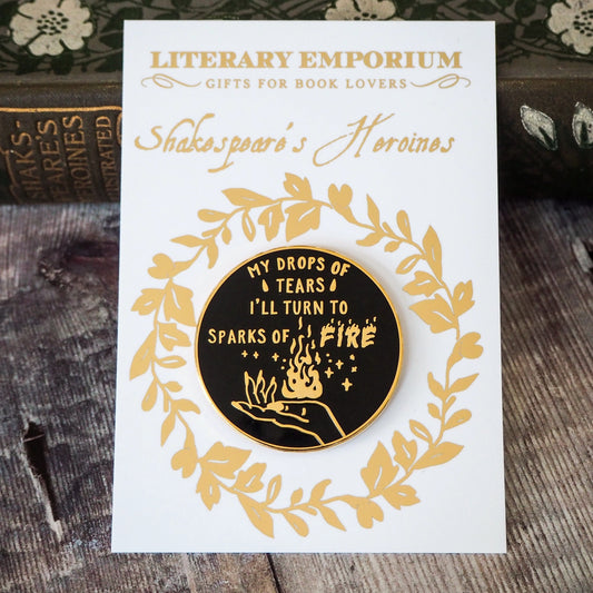Persephone and Hades Enamel Pin by Literary Emporium