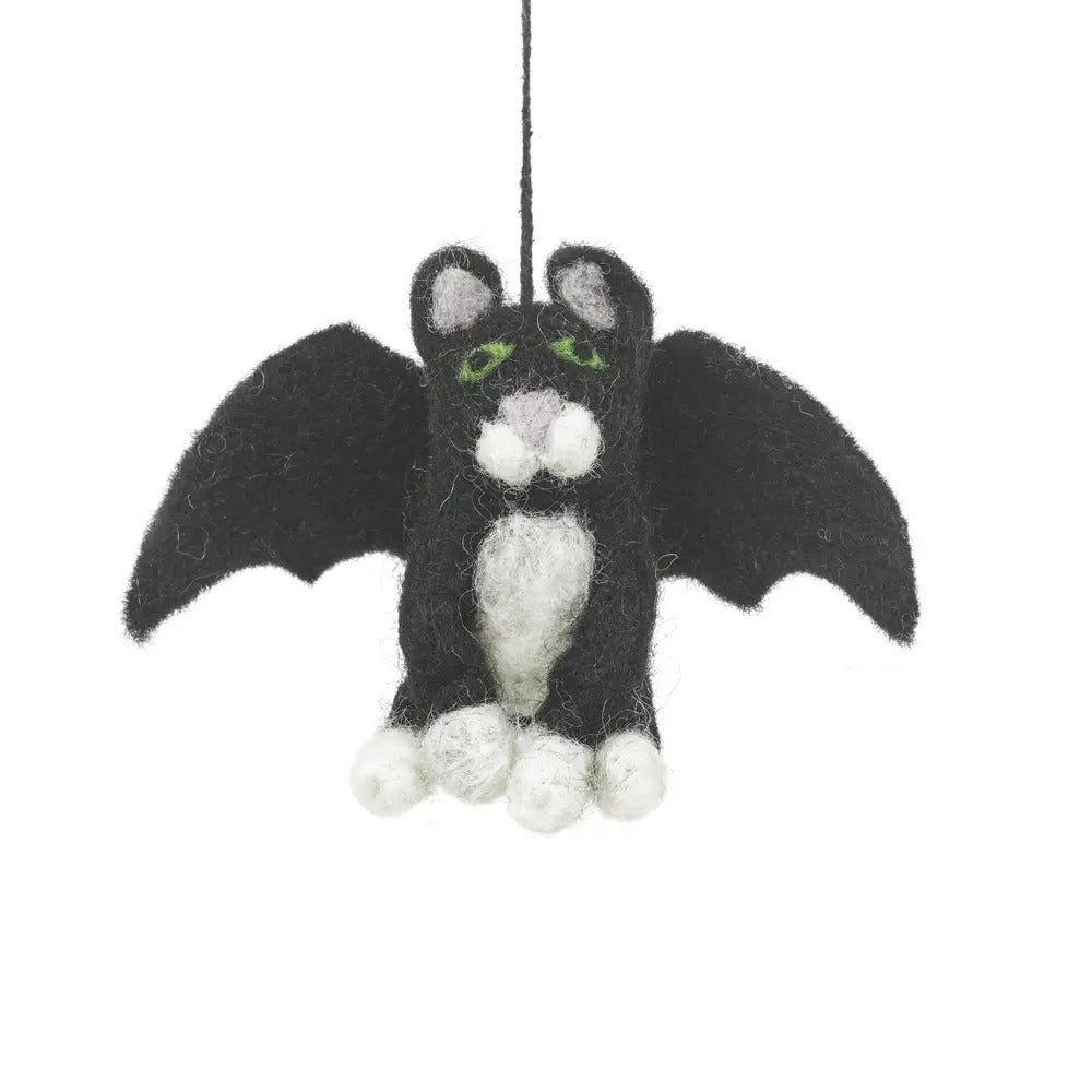 Batty Catty Hanging Felt Halloween Decoration By Felt So Good