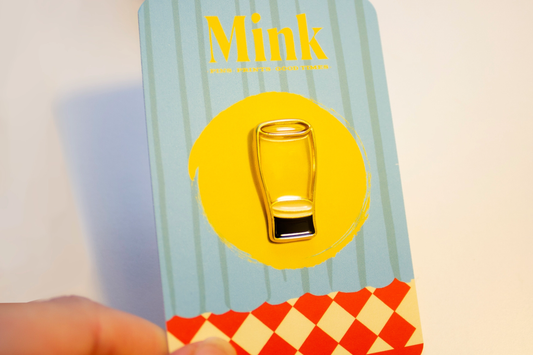 Pint O Plain Enamel Pin (Shlugged) by Mink