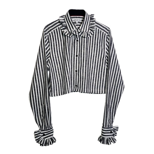 Premonition Shirt in Textured Grey by Odd Janko