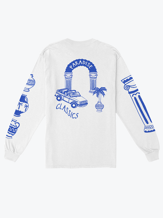 PARADISE CLASSICS Long Sleeve White by Lizzie King