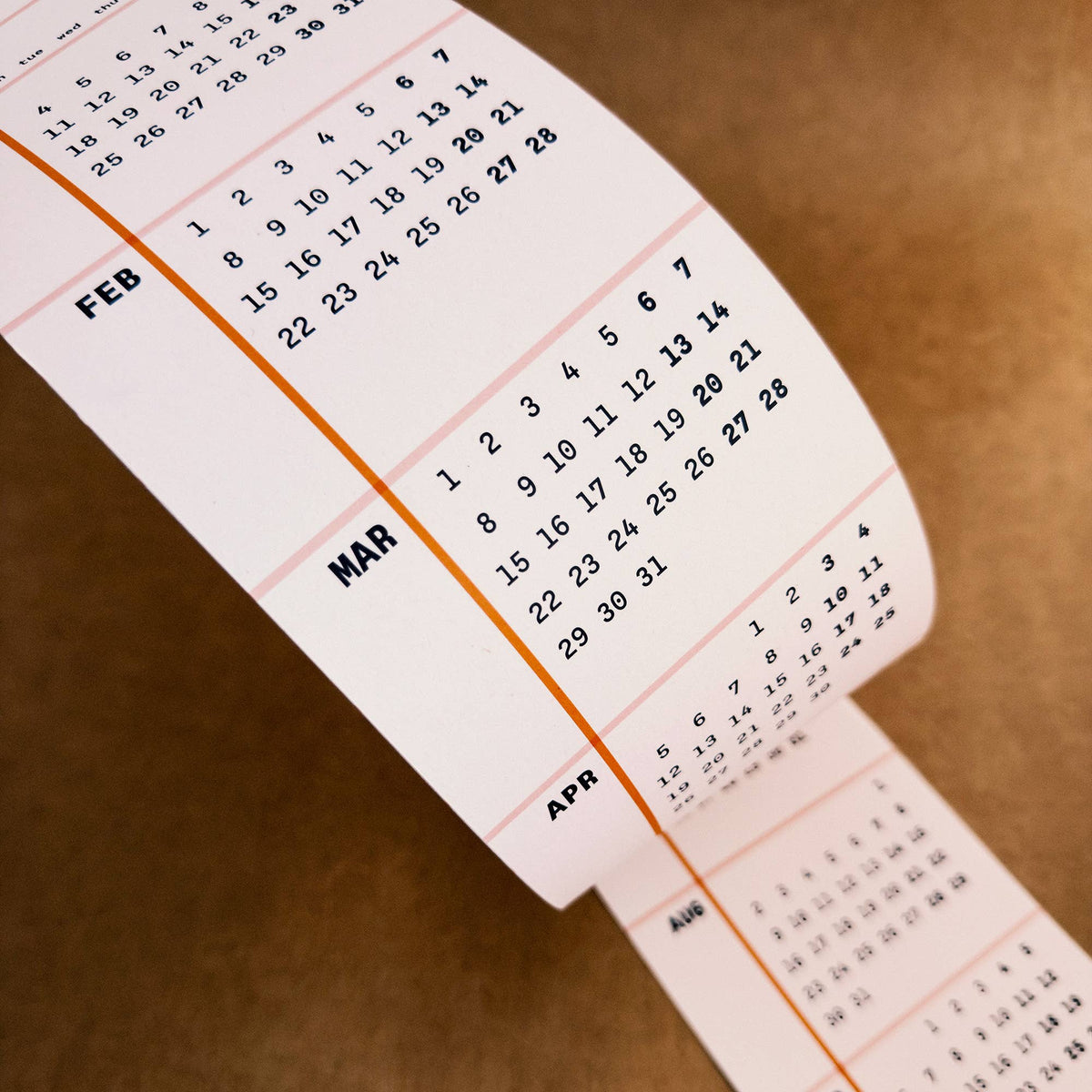Slim Monthly 2027 Wall Calendar By Mat Cuk Design