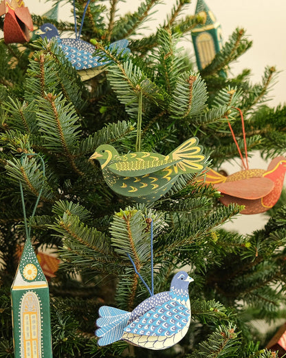 Partridge Screen-Printed Board Decoration By East End Press