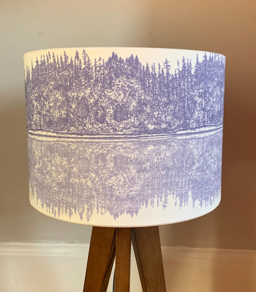 Summer Lake Lampshade by Ulrika Jarl