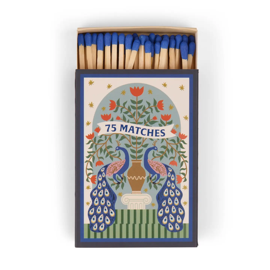 Boxed Matches Peacock Blue by Designworks Collective