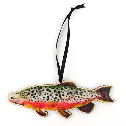 Flumens Trout Hanging Decoration by Also the Bison