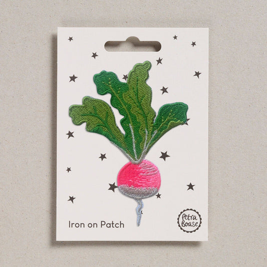 Radish | Vegetable Iron-On Embroidered Patch