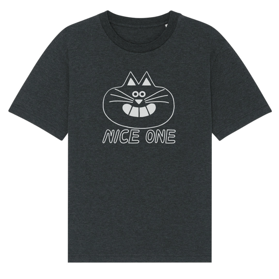 Nice One T-Shirt in Grey By YUK FUN