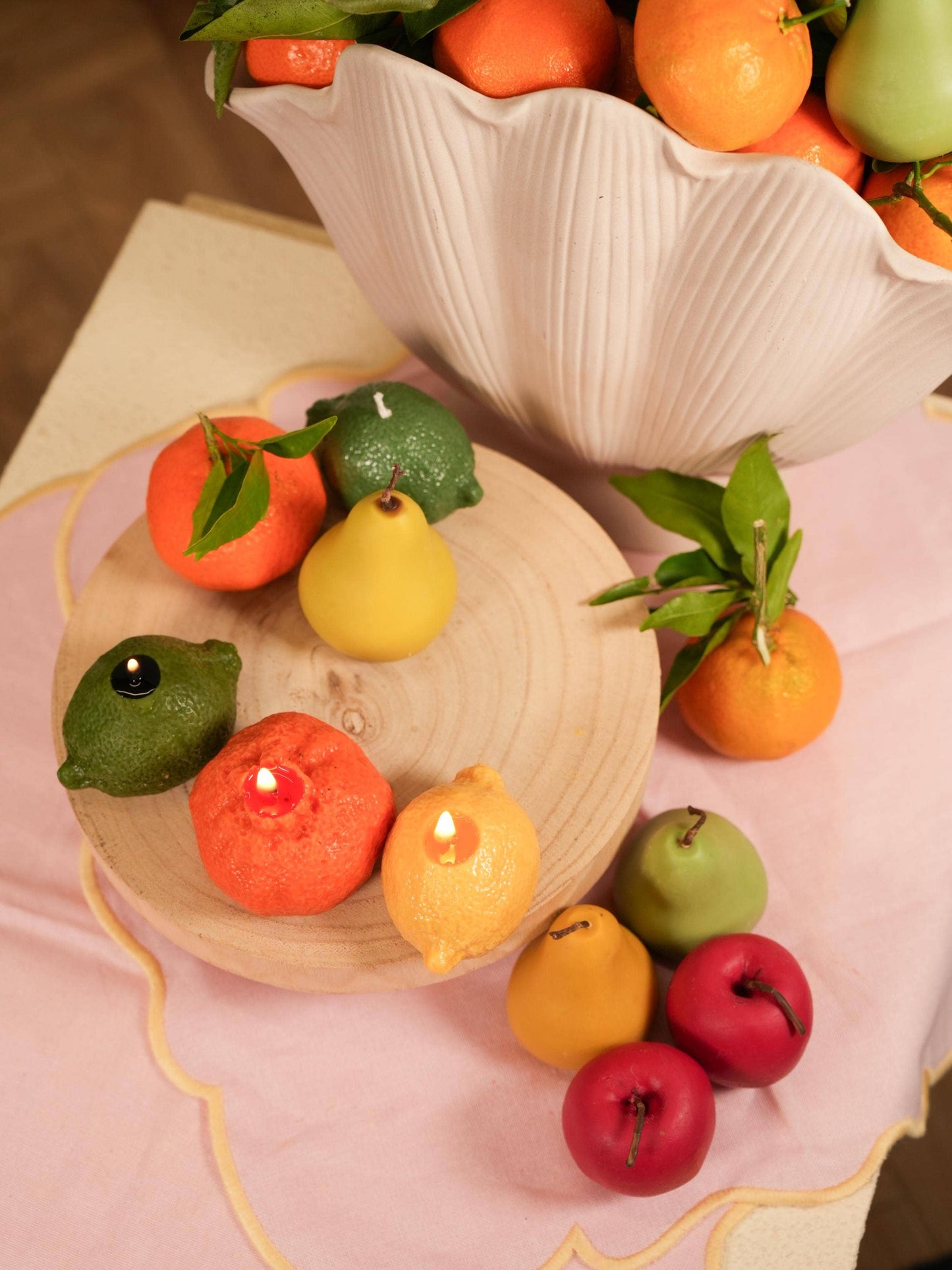 Handmade Fruit-shaped Candles By Flametip