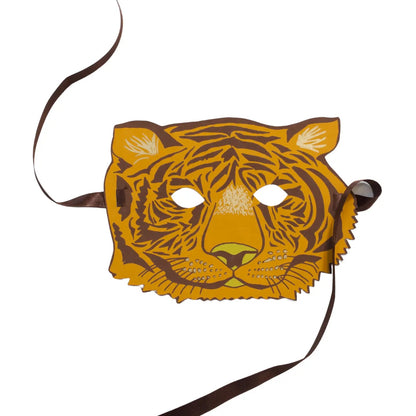 Tiger Mask Greeting Card by East End Press
