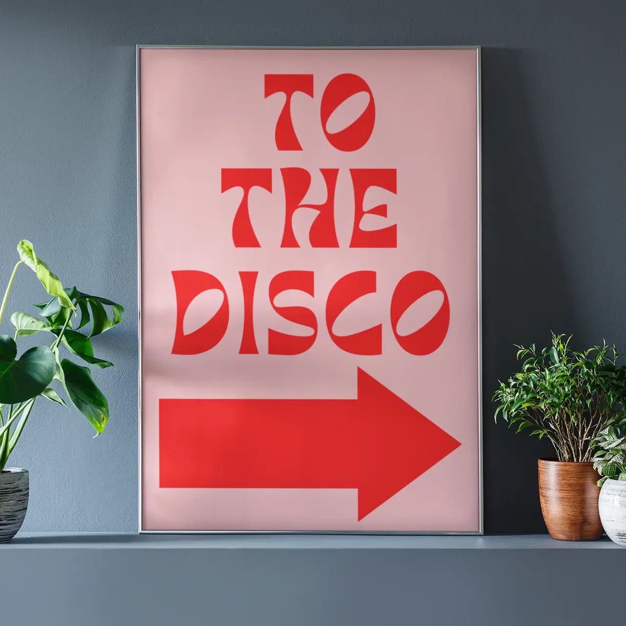 To the Disco Arrow A3 Print by BlueIrisDesignsCo