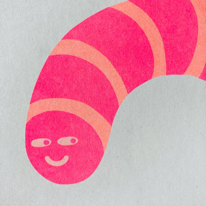 Prawn Riso Greetings Card by Strangford