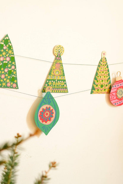 Baubles Sewn Garland By East End Press