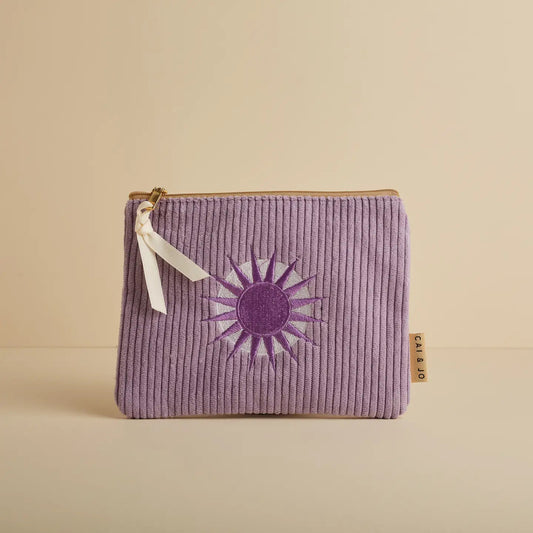 Corduroy Pouch in Lavender by CAI & JO