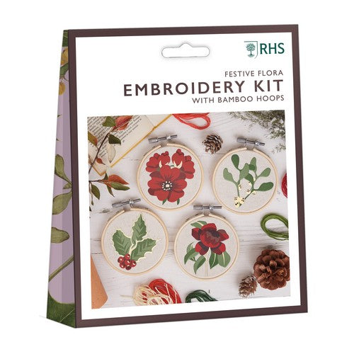Christmas Embroidery Hoop Decoration Kit By West Design Products