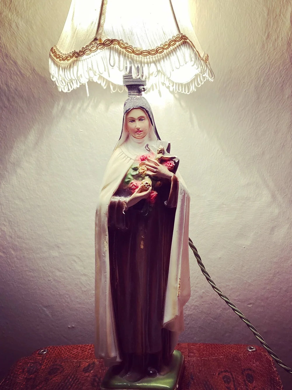 Virgin Mary Lamp by Lost and Foundry