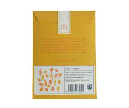 Shell Sewn Garland By East End Press