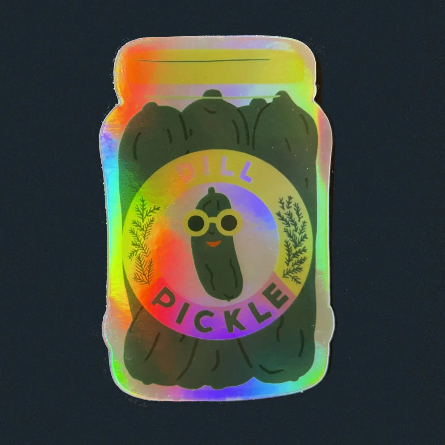 Pickle Sticker by Naomi Wilkinson