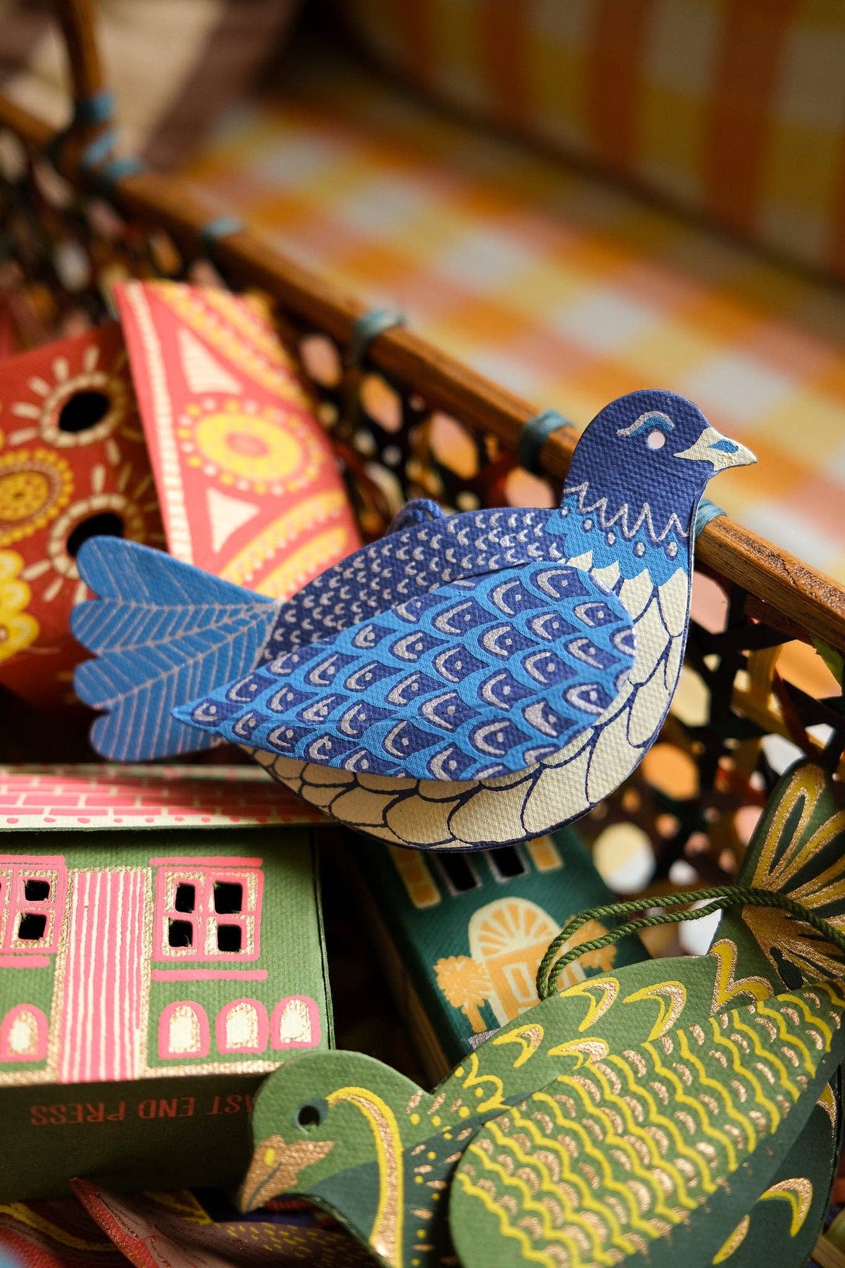 Dove Screen-Printed Board Decoration By East End Press