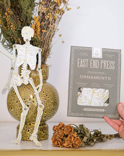 Dancing Skeletons Paper Ornaments By East End Press