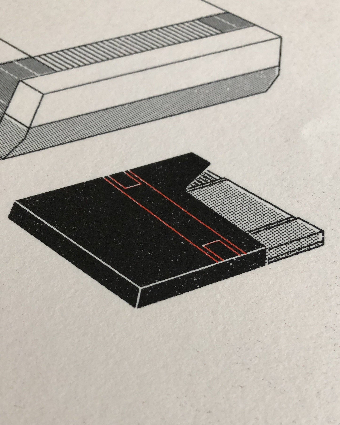 NES Risograph By Mockup Goods
