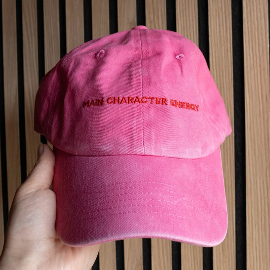 Main Character Pink Cap by Finest imaginary