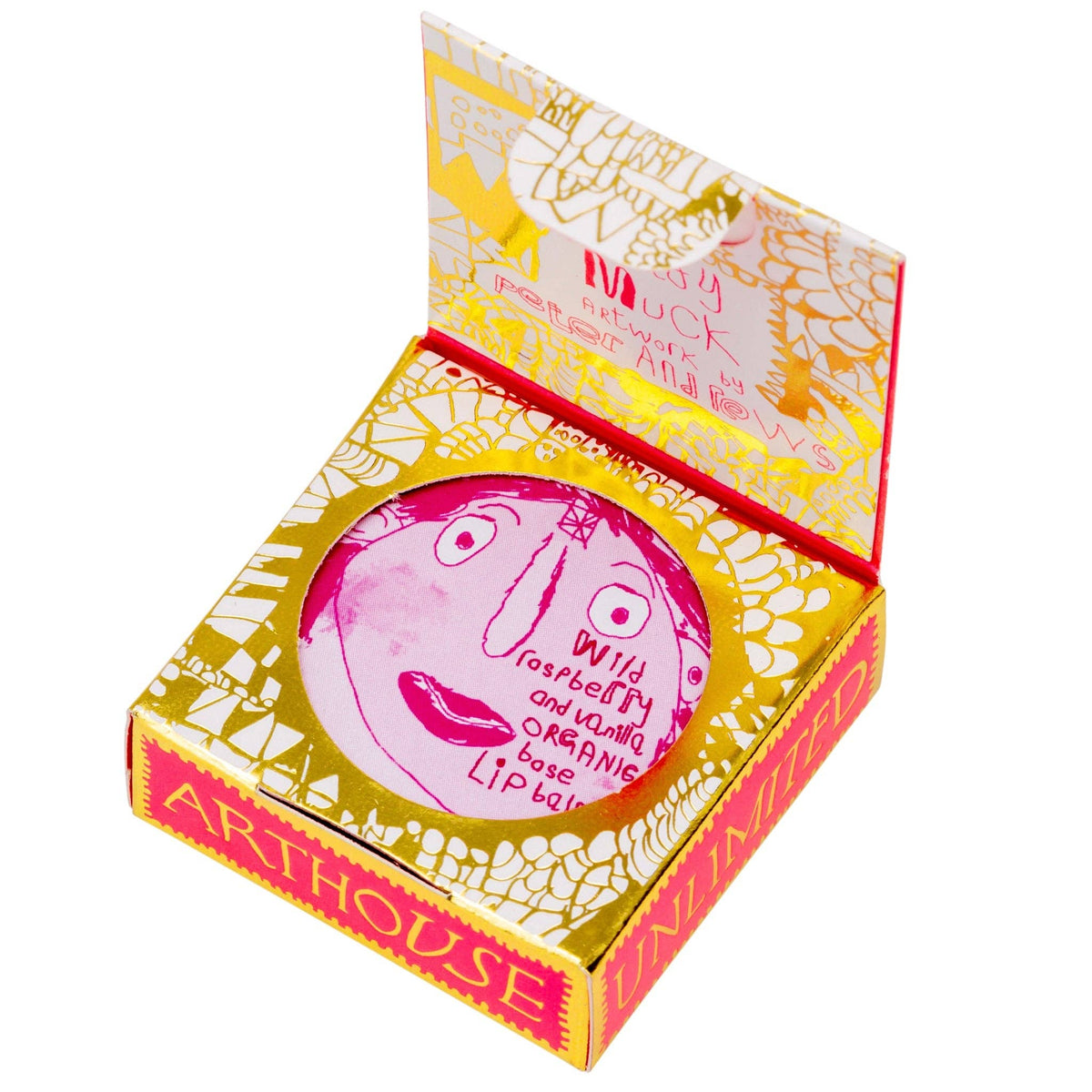 Lady Muck, Lip Balm, Wild Raspberry & Vanilla by Arthouse