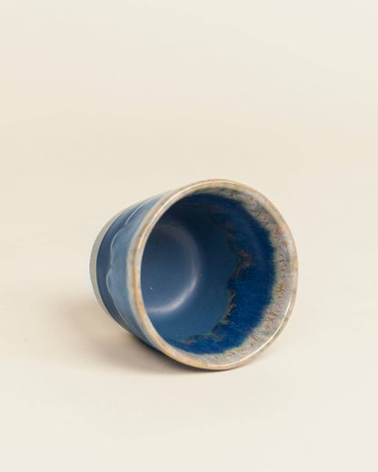 Blue Cappuccino Cup Luar By Grain By Grain