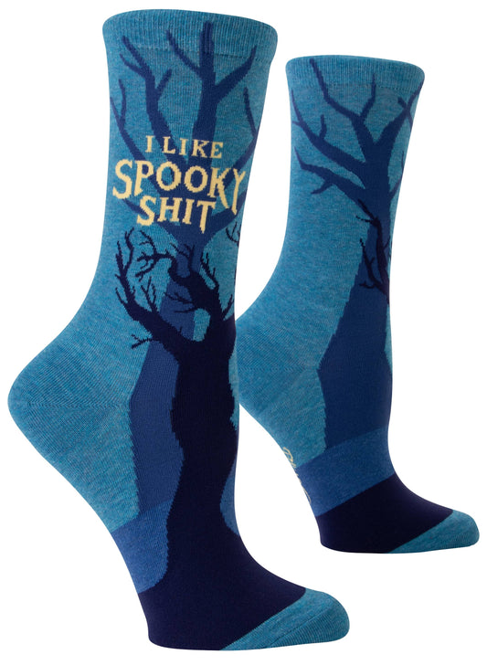 I Like Spooky Shit Crew Socks by Incognito