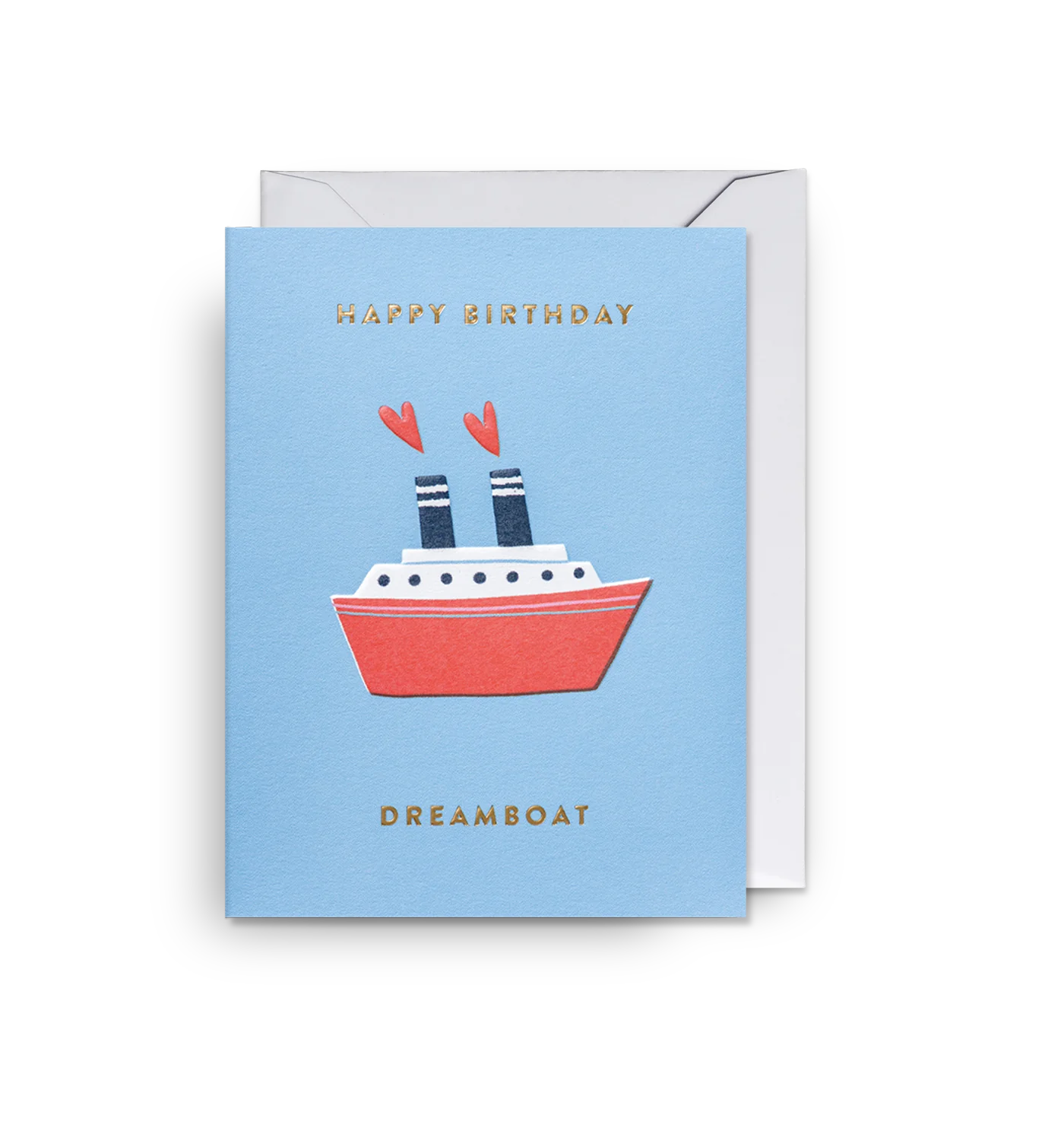 Happy Birthday Dreamboat Mini Card by Ruby Taylor