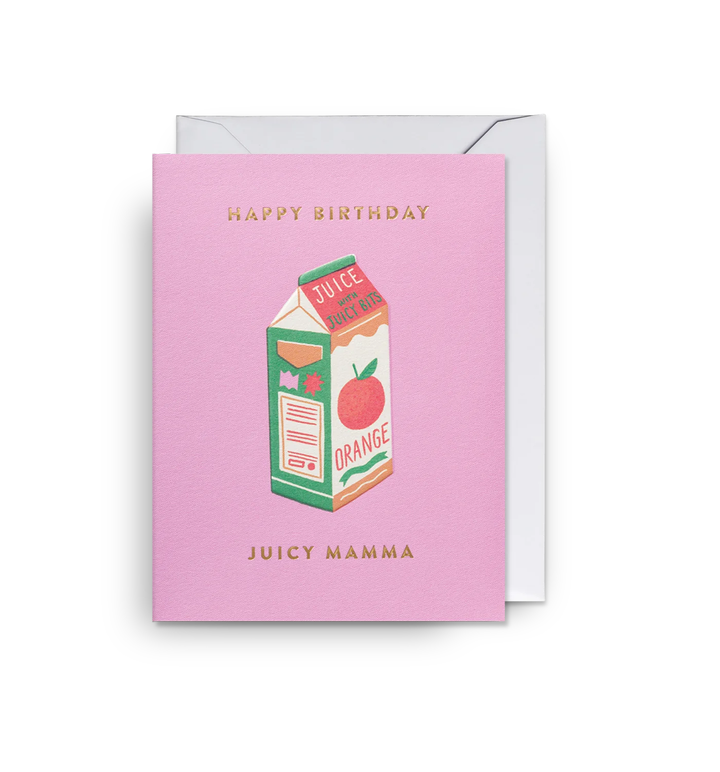 Happy Birthday Juicy Mama Mini Card by Ruby Taylor