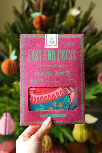 Baubles Sewn Garland By East End Press