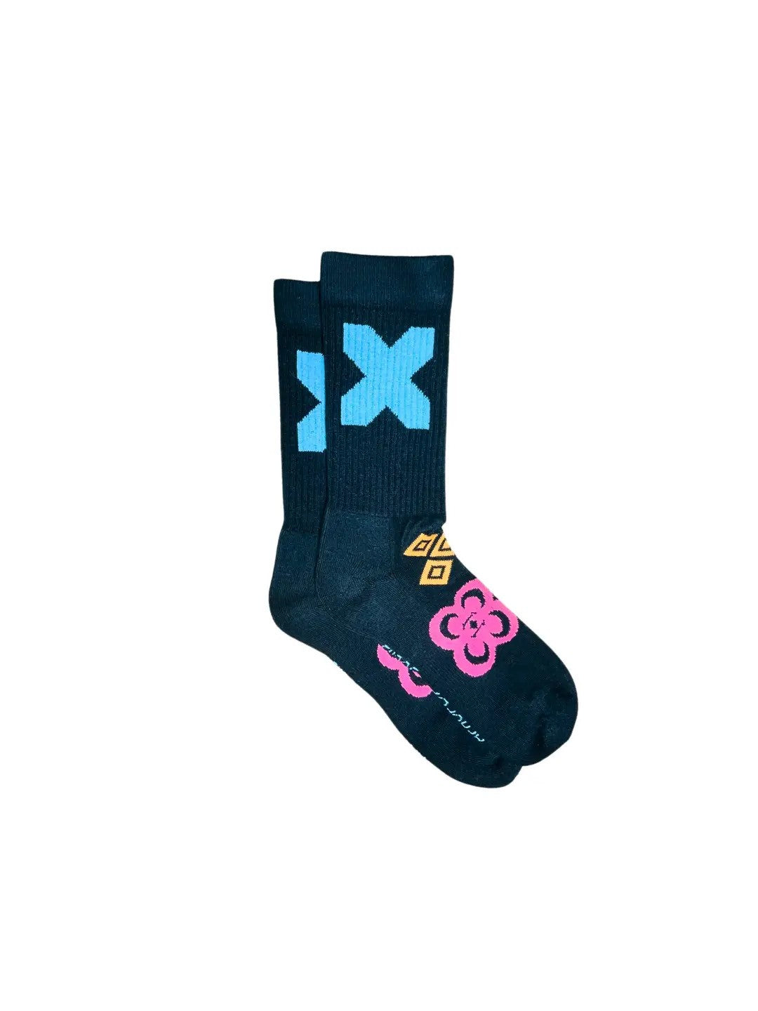 Black Adinkra Sports Socks | Afropop Socks