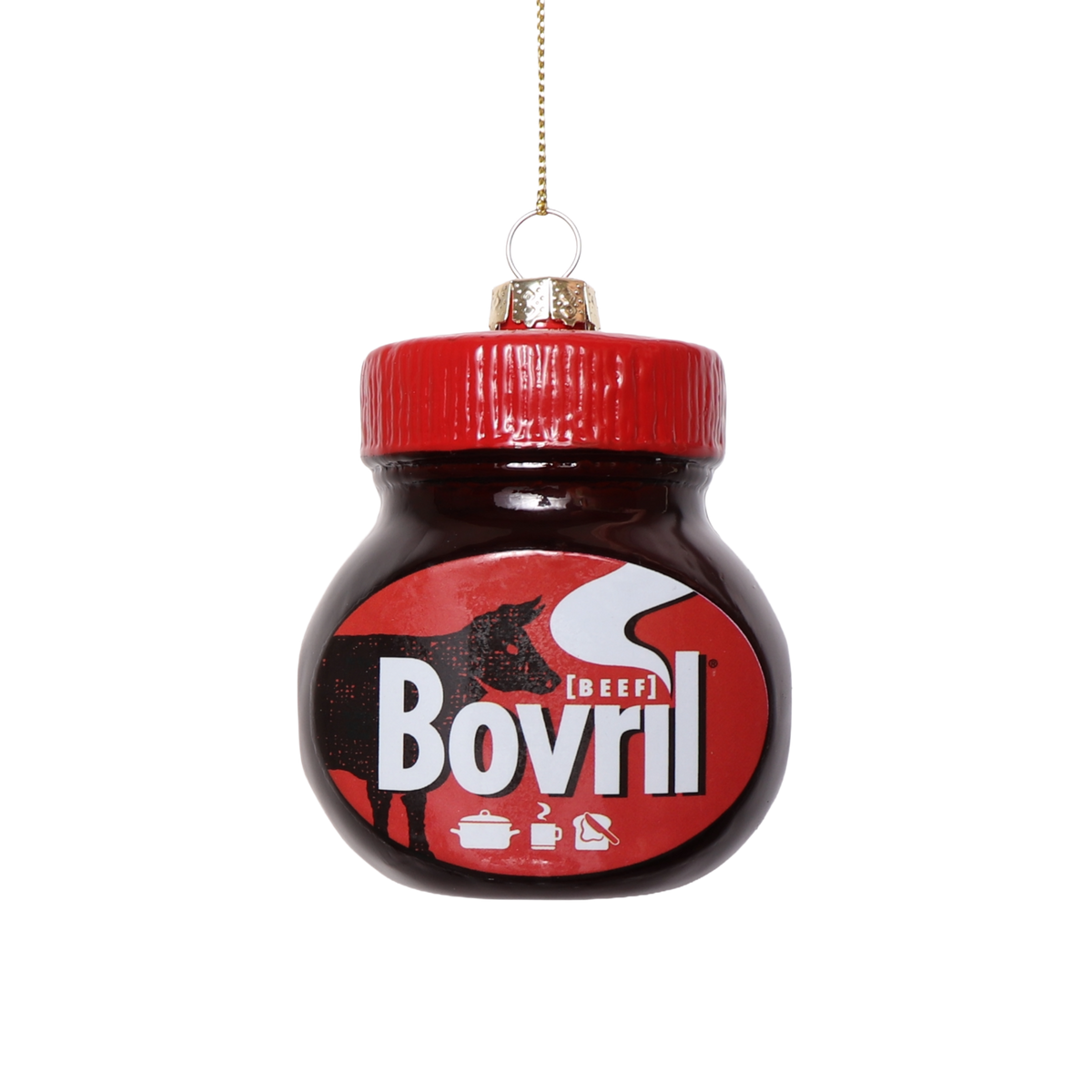 Bovril Jar Glass Decoration By Studio Thie