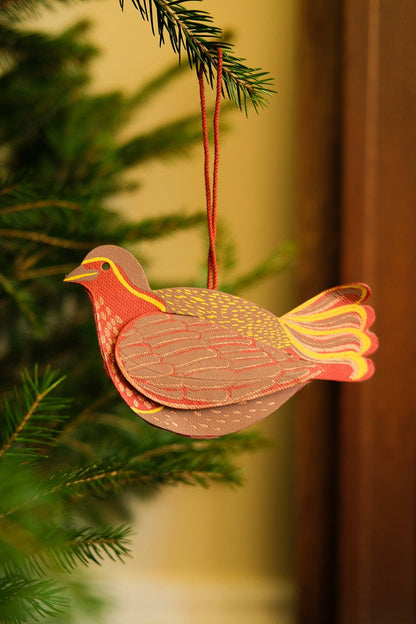 Robin Screen-Printed Board Decoration By East End Press